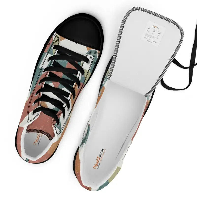 Dipaliz Geometrical Canvas High Tops