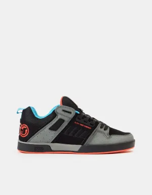 DVS Comanche 2.0  Skate Shoes - Charcoal/Black/Fiery Red/Blue Nubuck