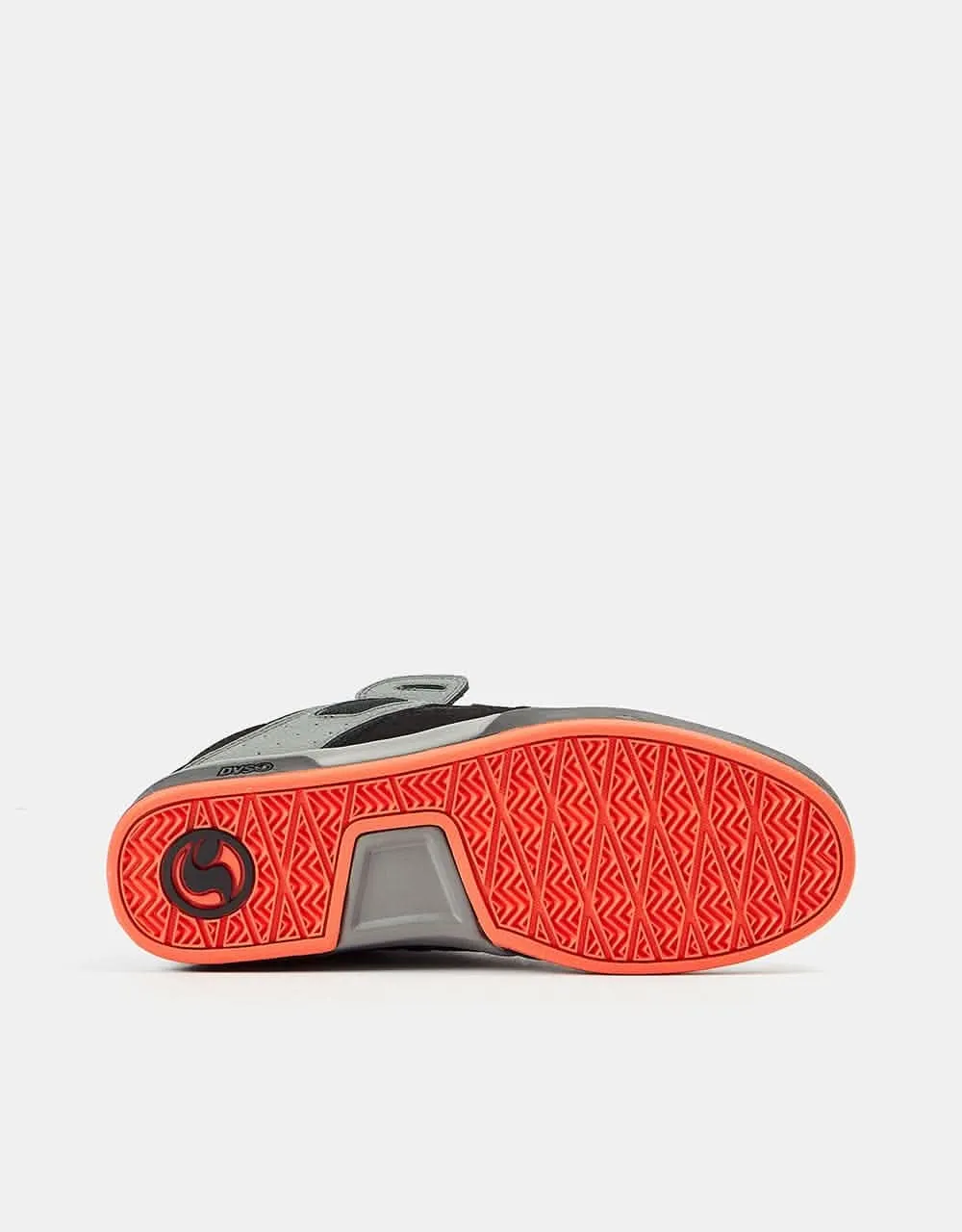 DVS Comanche 2.0  Skate Shoes - Charcoal/Black/Fiery Red/Blue Nubuck