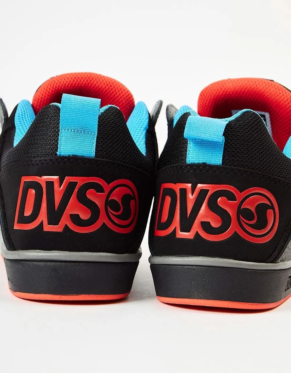 DVS Comanche 2.0  Skate Shoes - Charcoal/Black/Fiery Red/Blue Nubuck