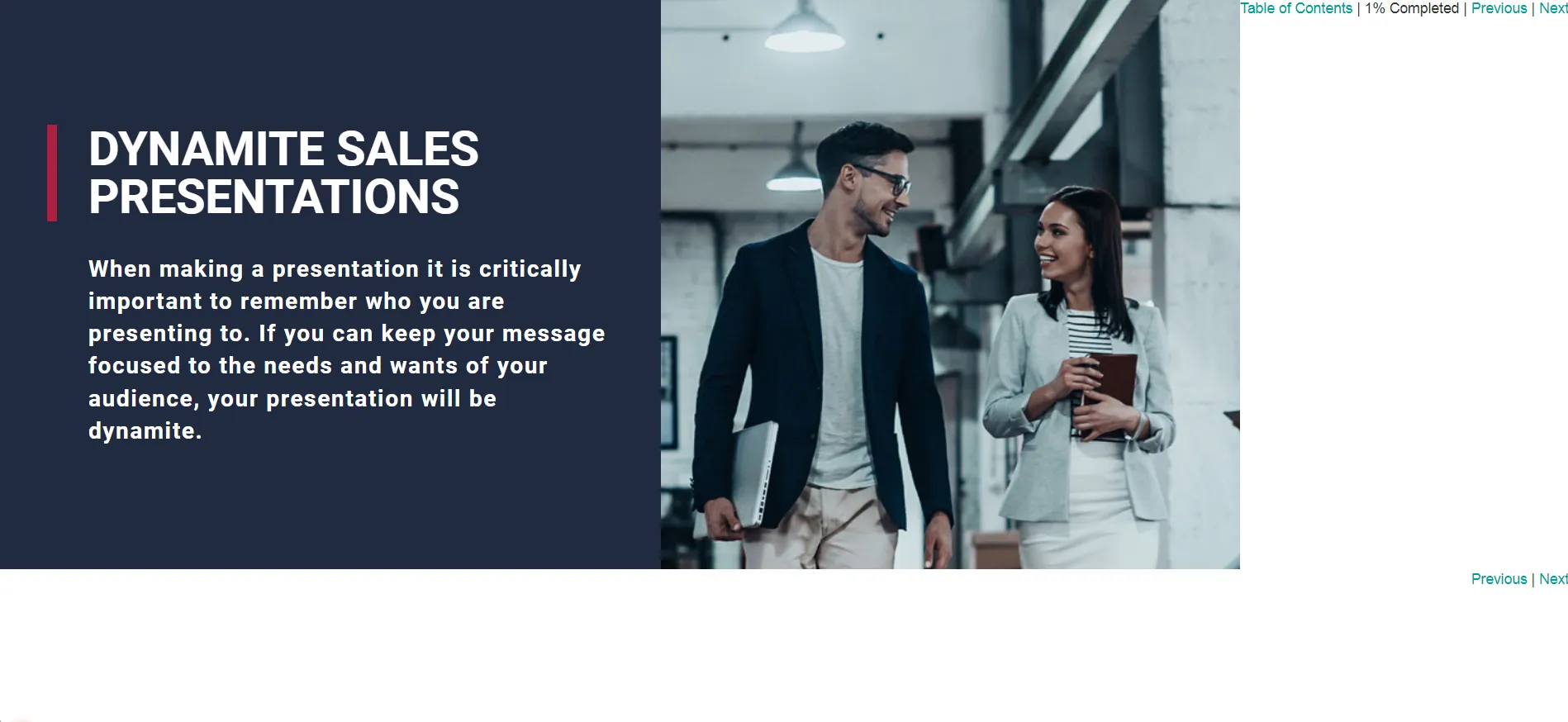 Dynamite Sales Presentation