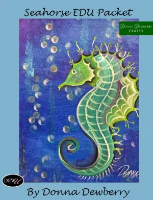 EDU Packets (Painting Parties) Seahorse