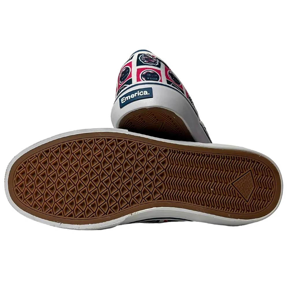 Emerica Wino G6 Slip On x Michael Sieben Natural Canvas Shoes