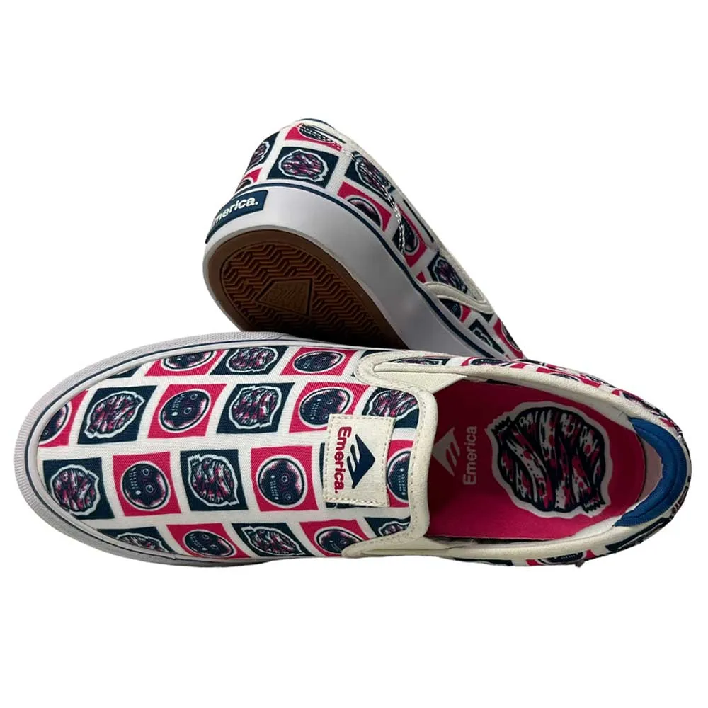 Emerica Wino G6 Slip On x Michael Sieben Natural Canvas Shoes