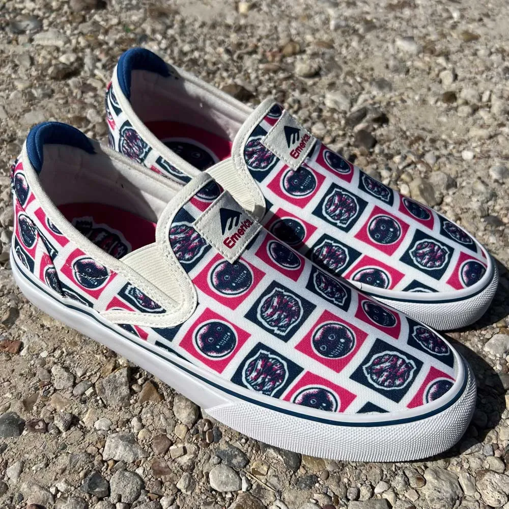 Emerica Wino G6 Slip On x Michael Sieben Natural Canvas Shoes