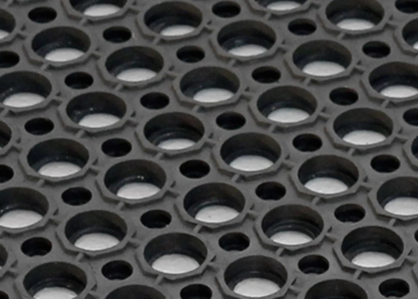 EntraGuard Rubber Door Mat with Holes