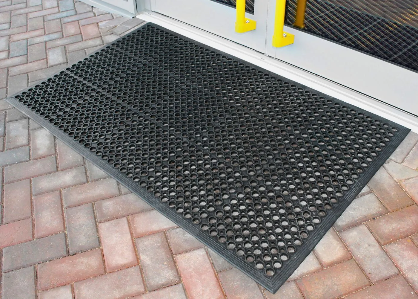 EntraGuard Rubber Door Mat with Holes
