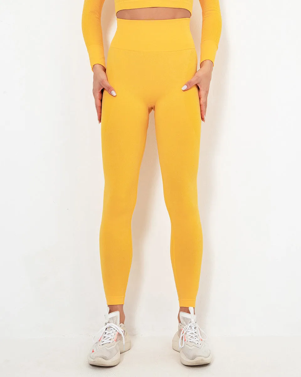 Felicity Seamless Leggings - Yellow