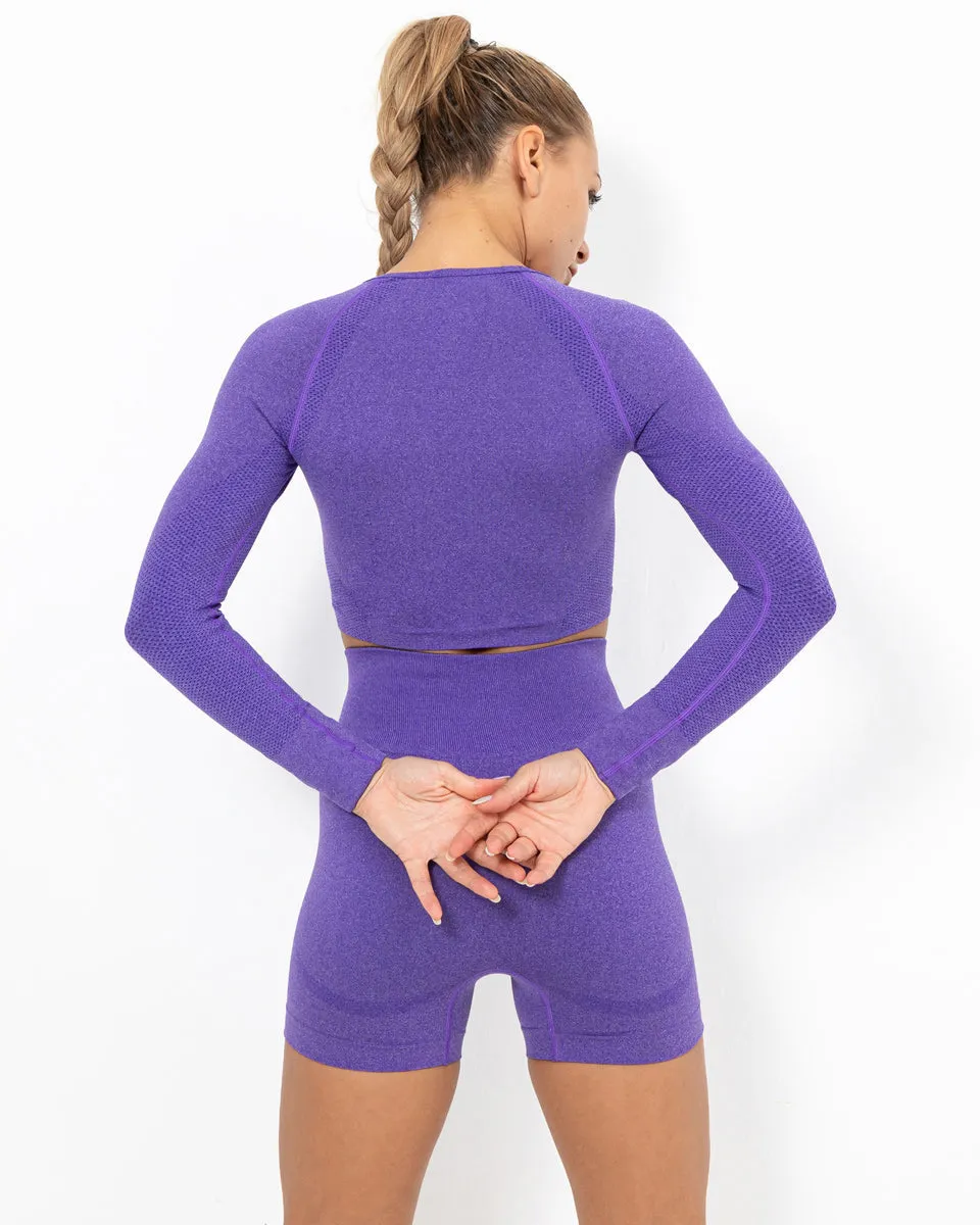 Felicity Seamless Shorts - Purple