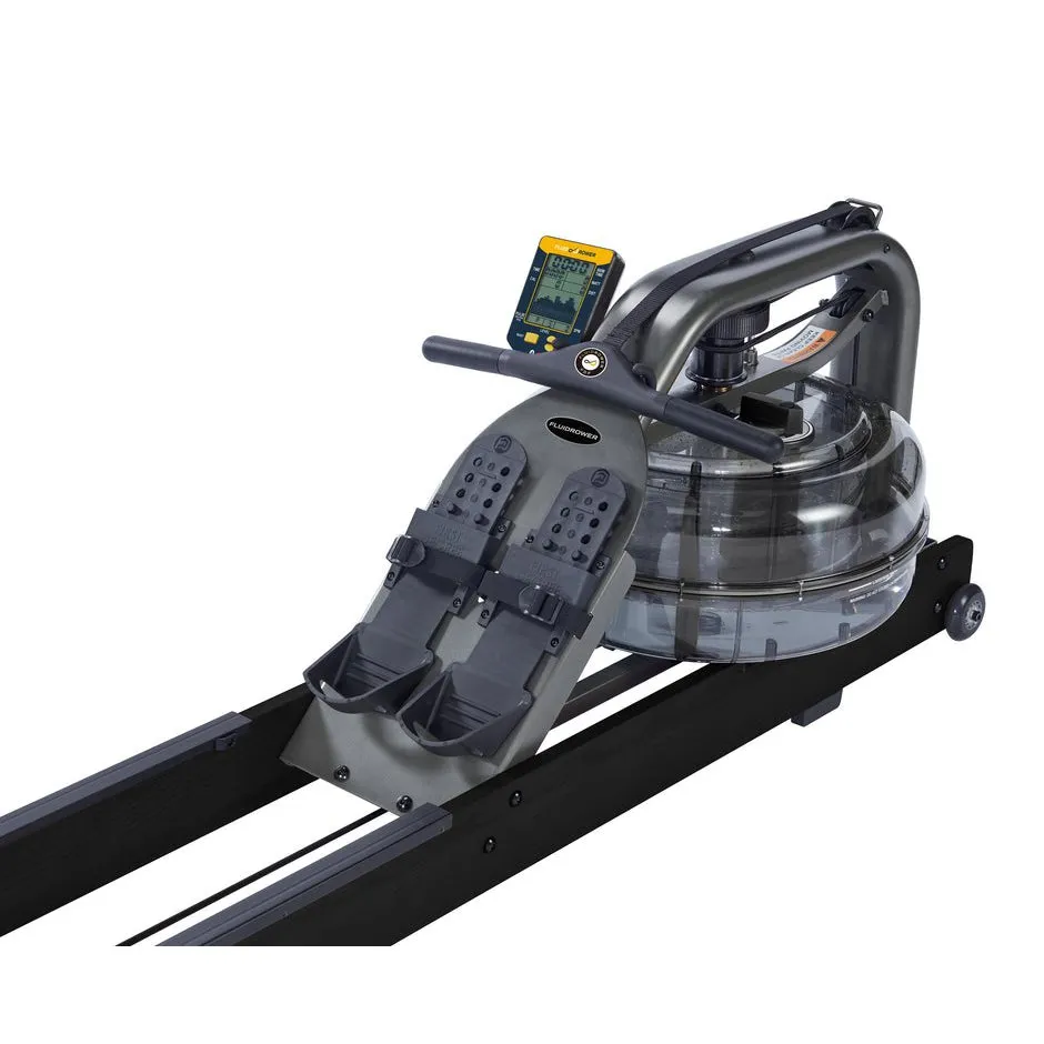First Degree Fitness Apollo Pro V Reserve Indoor Rowing Machine (Black Rails)