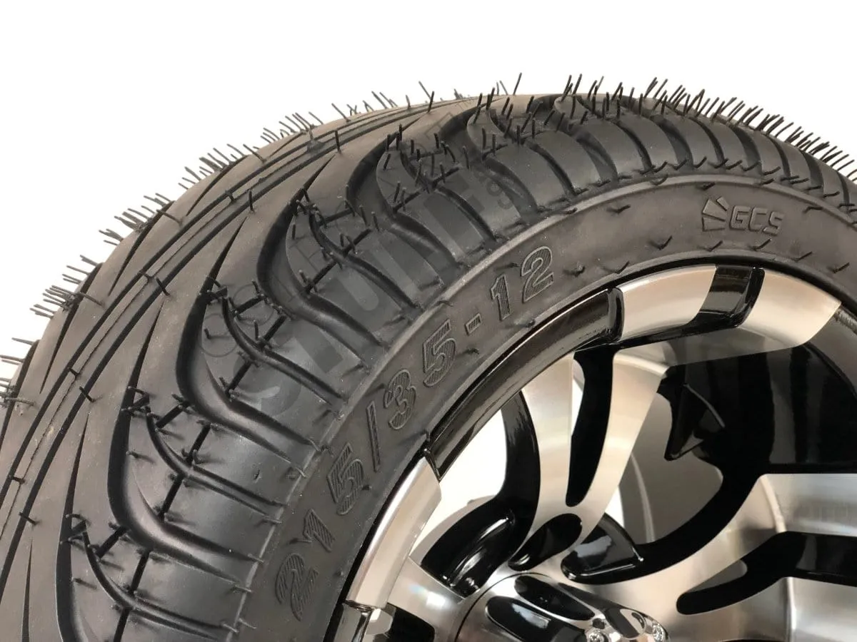 GCS Forerunner 215/35-12 Street/Turf DOT Approved Golf Cart Tire