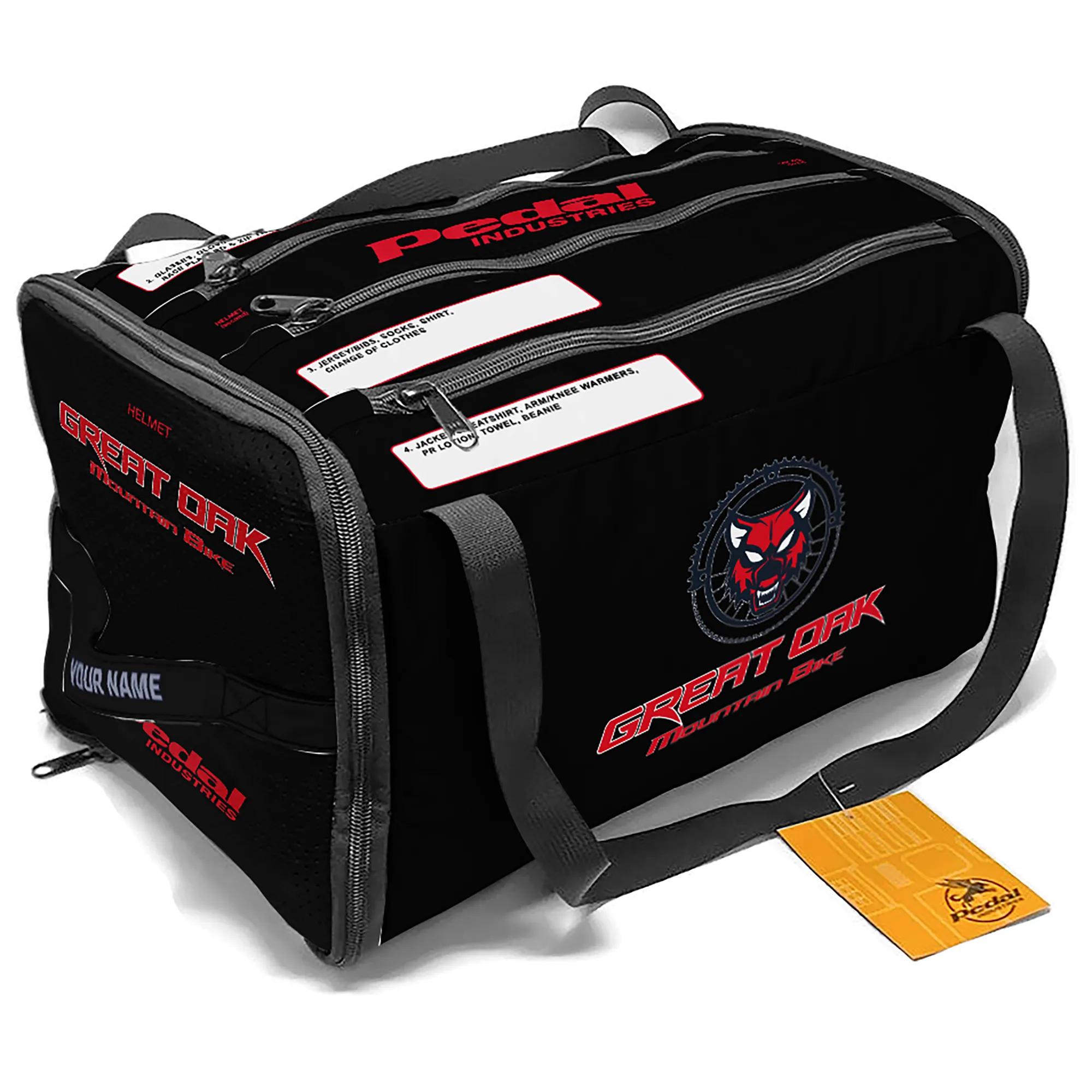 Great Oak HS MTB 2024 CYCLING RACEDAY BAG™  BLACK