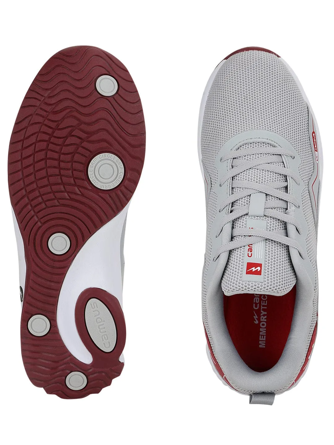 HASHBRO Grey Men's Running Shoes