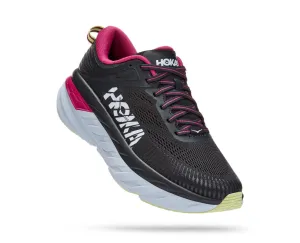 'HOKA' Women's Bondi 7 - Blue Graphite / Festival Fuchsia