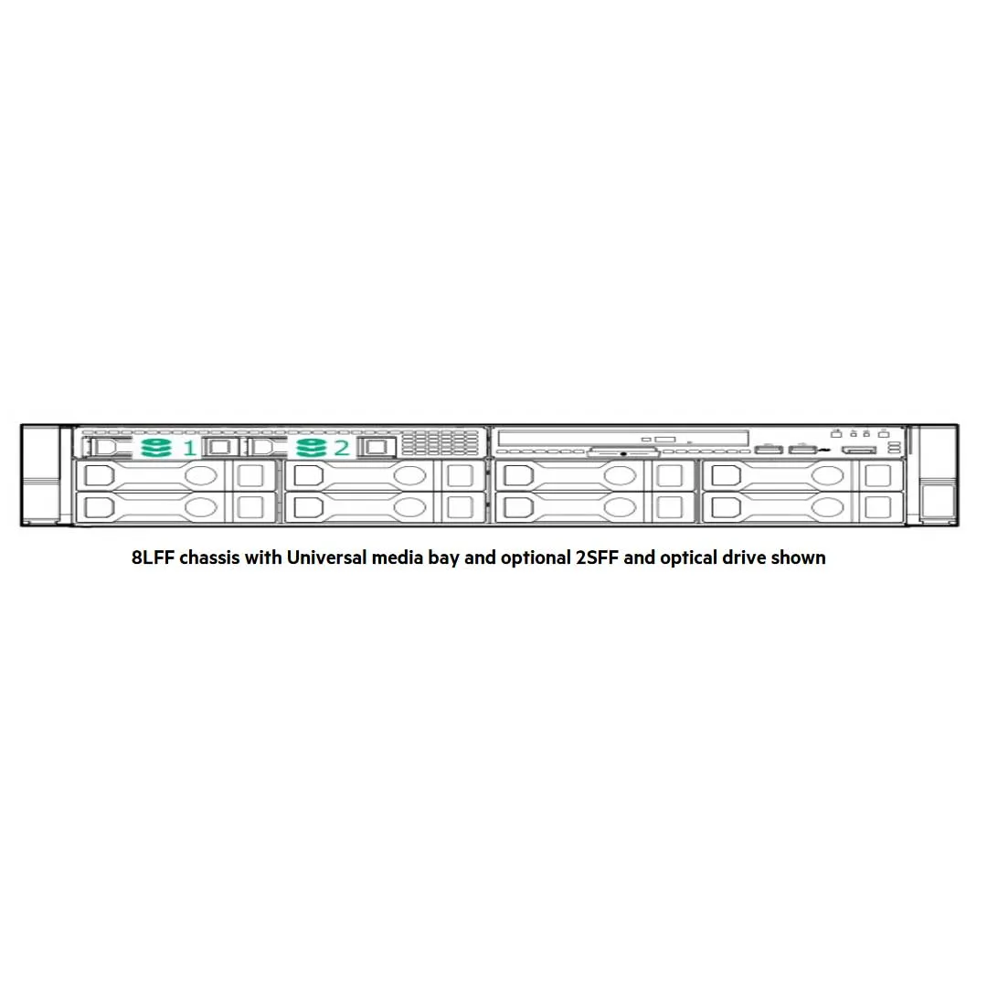 HPE ProLiant DL380 Gen11 8LFF NC CTO Rack Server | P52532-B21