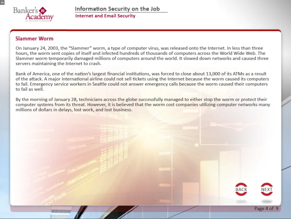 Information Security on the Job