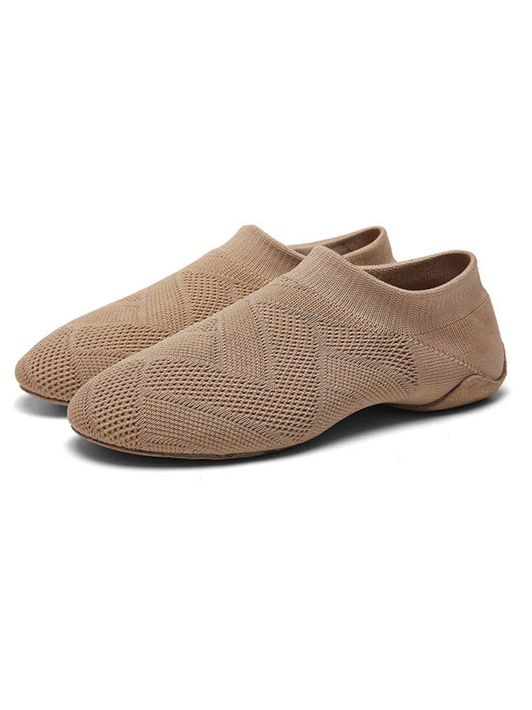 Jazz Dance Shoes Flying Woven Mesh Soft Sole Exercise Shoes