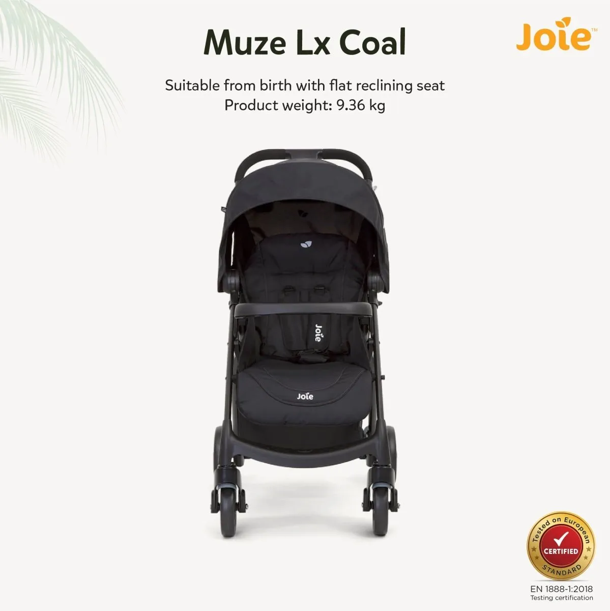 Joie Muze Lx Ts W/ Juva Travel System- Coal