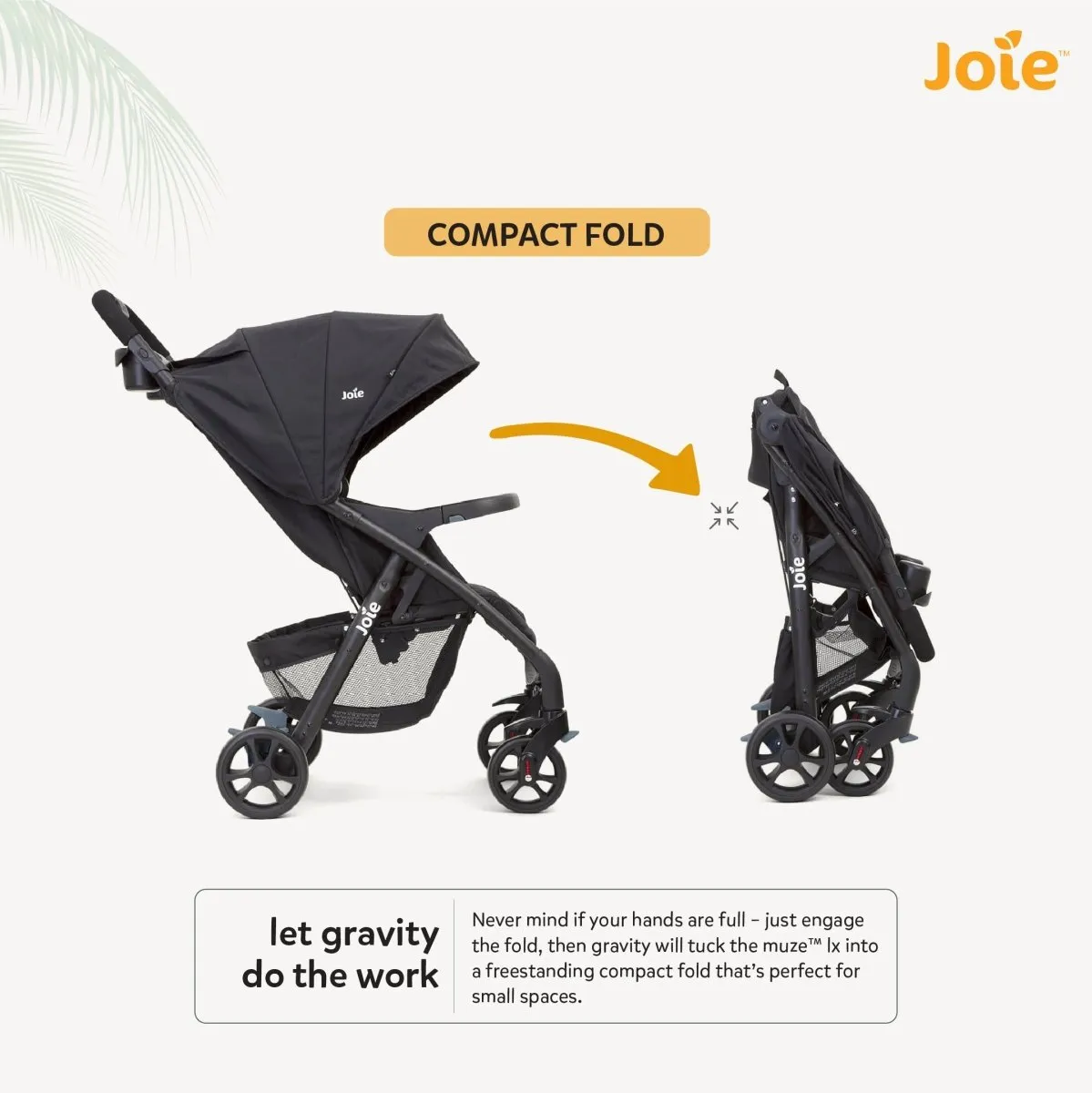 Joie Muze Lx Ts W/ Juva Travel System- Coal