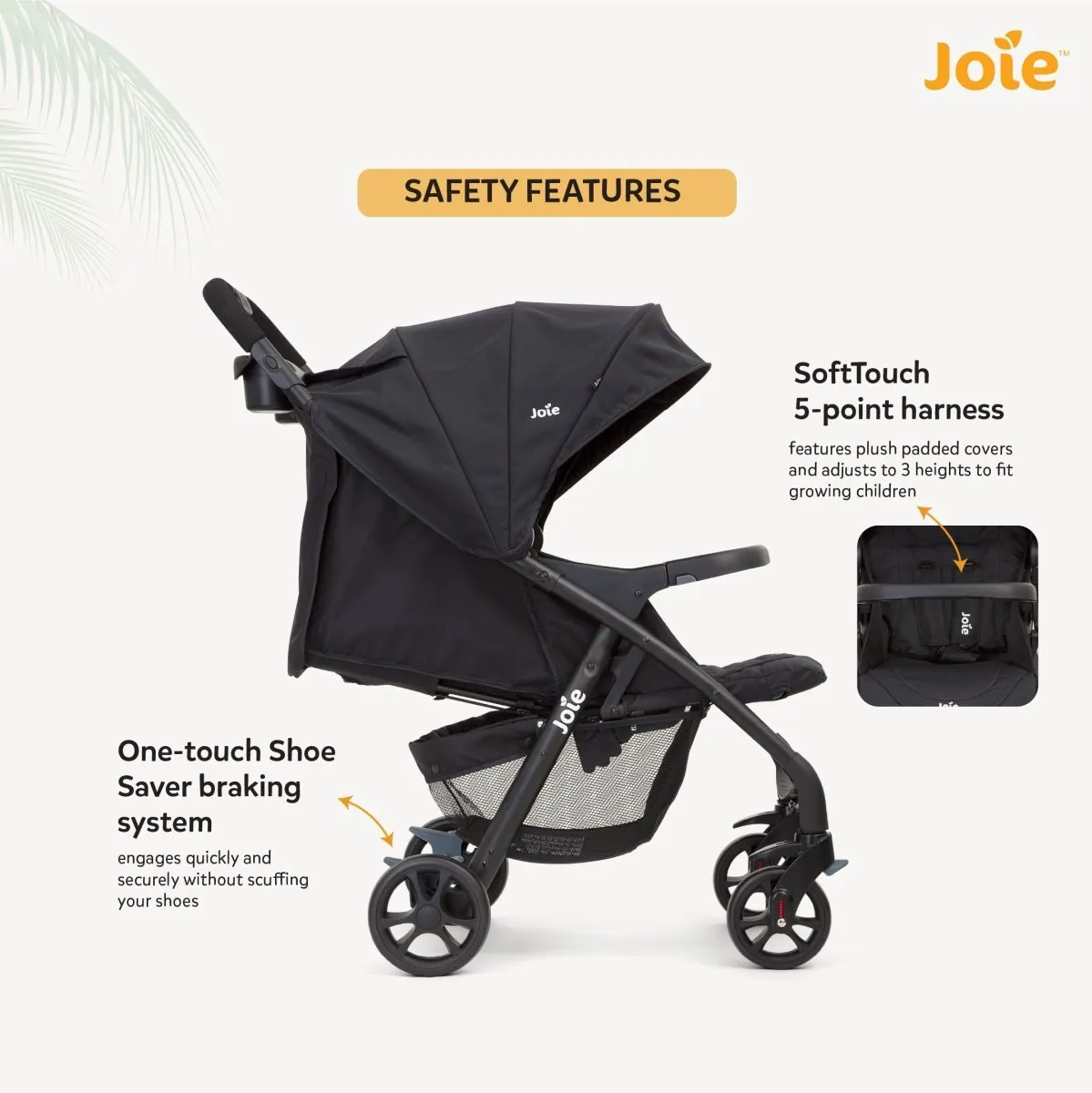 Joie Muze Lx Ts W/ Juva Travel System- Coal