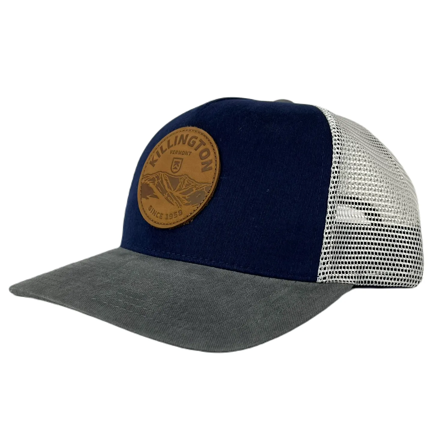 Killington Logo Leather Patch Trucker
