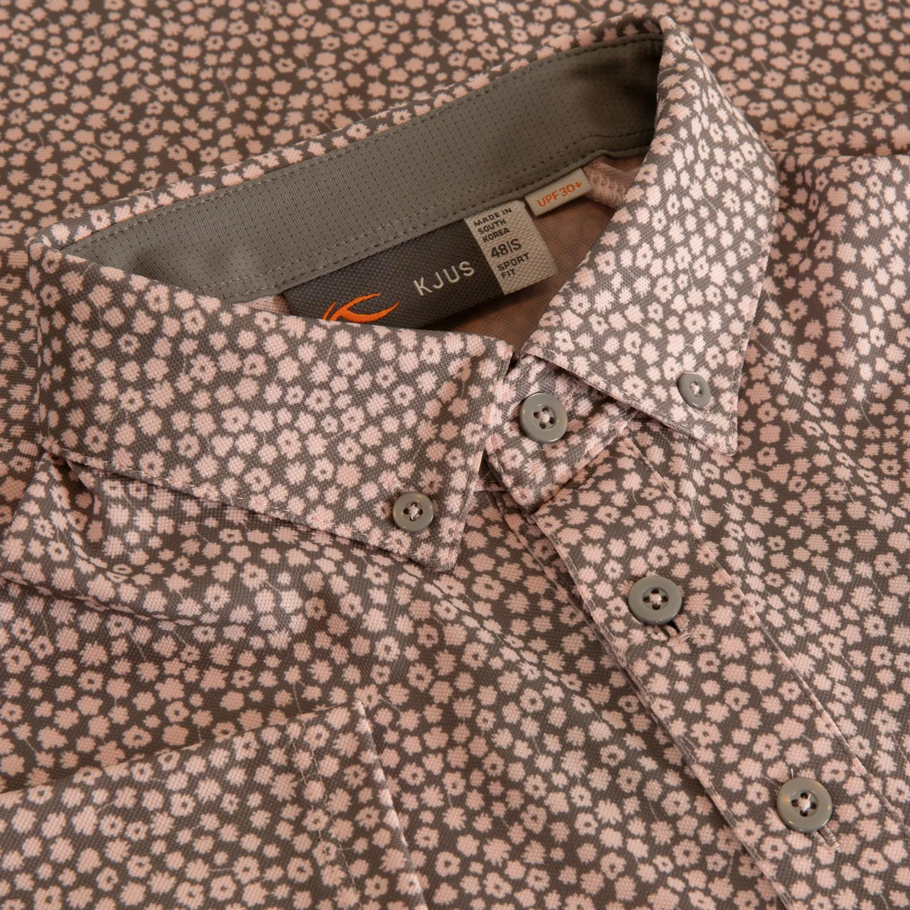 Lance Print Polo Pink Salt/Pewter - SS24