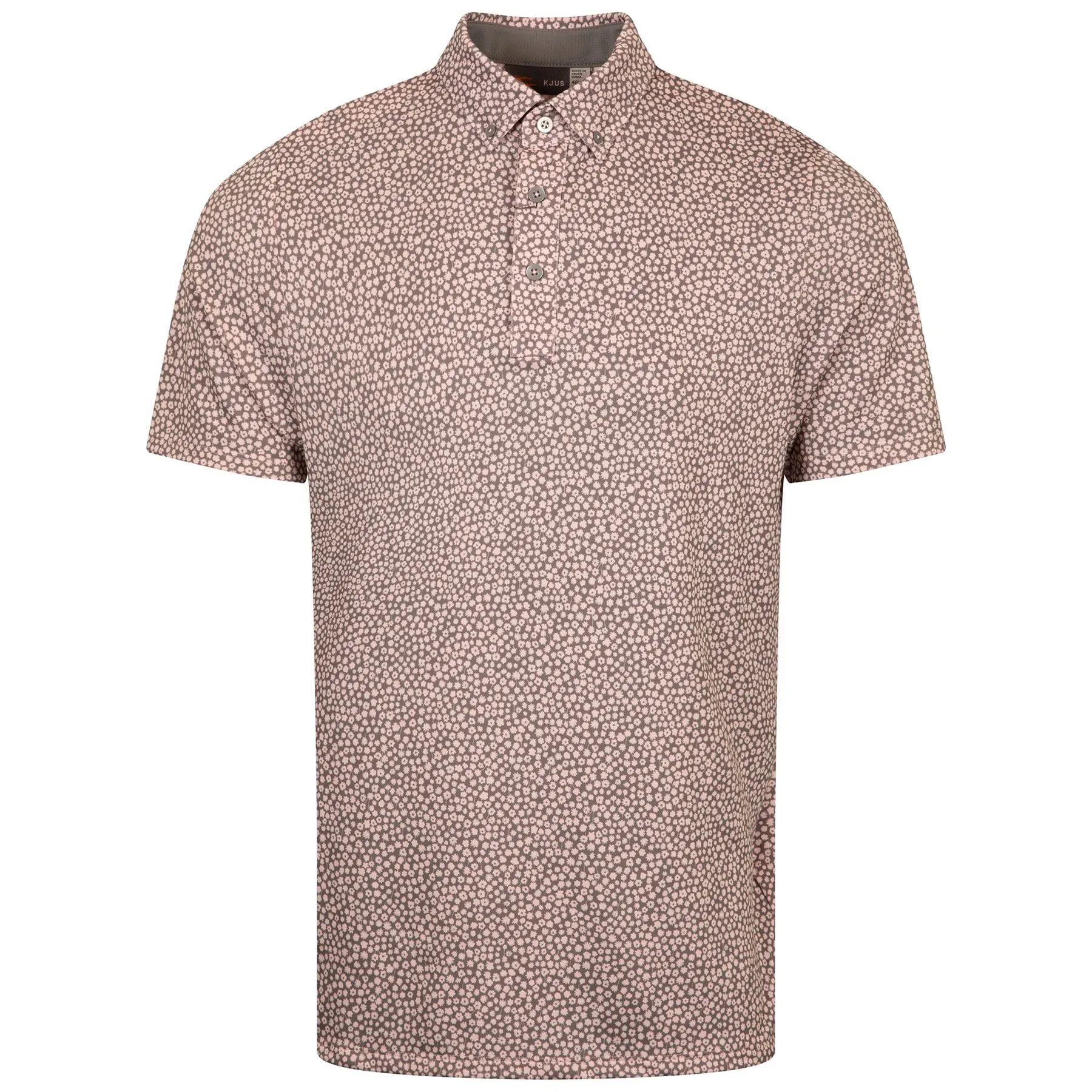 Lance Print Polo Pink Salt/Pewter - SS24