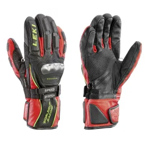 Leki World Cup Racing Ti S Speed Black/Red Gloves