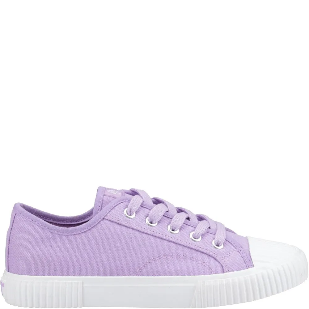 Lilac Freya Canvas Trainers