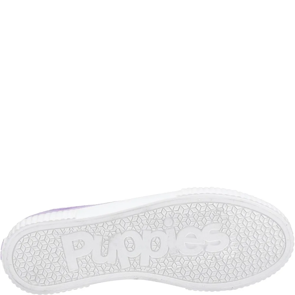 Lilac Freya Canvas Trainers