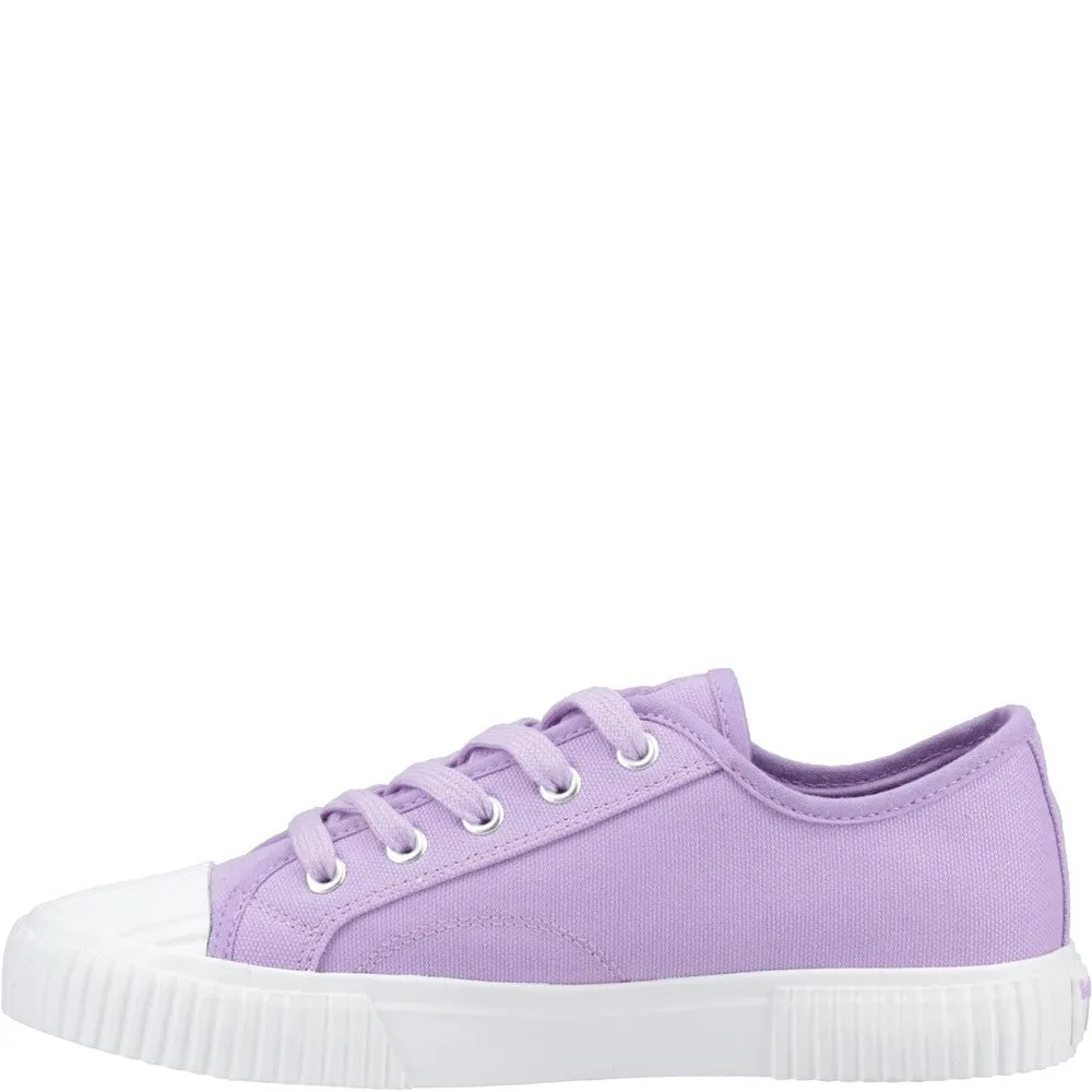 Lilac Freya Canvas Trainers