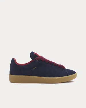 Lite Curb Suede Navy Blue / Red Low Top Sneakers