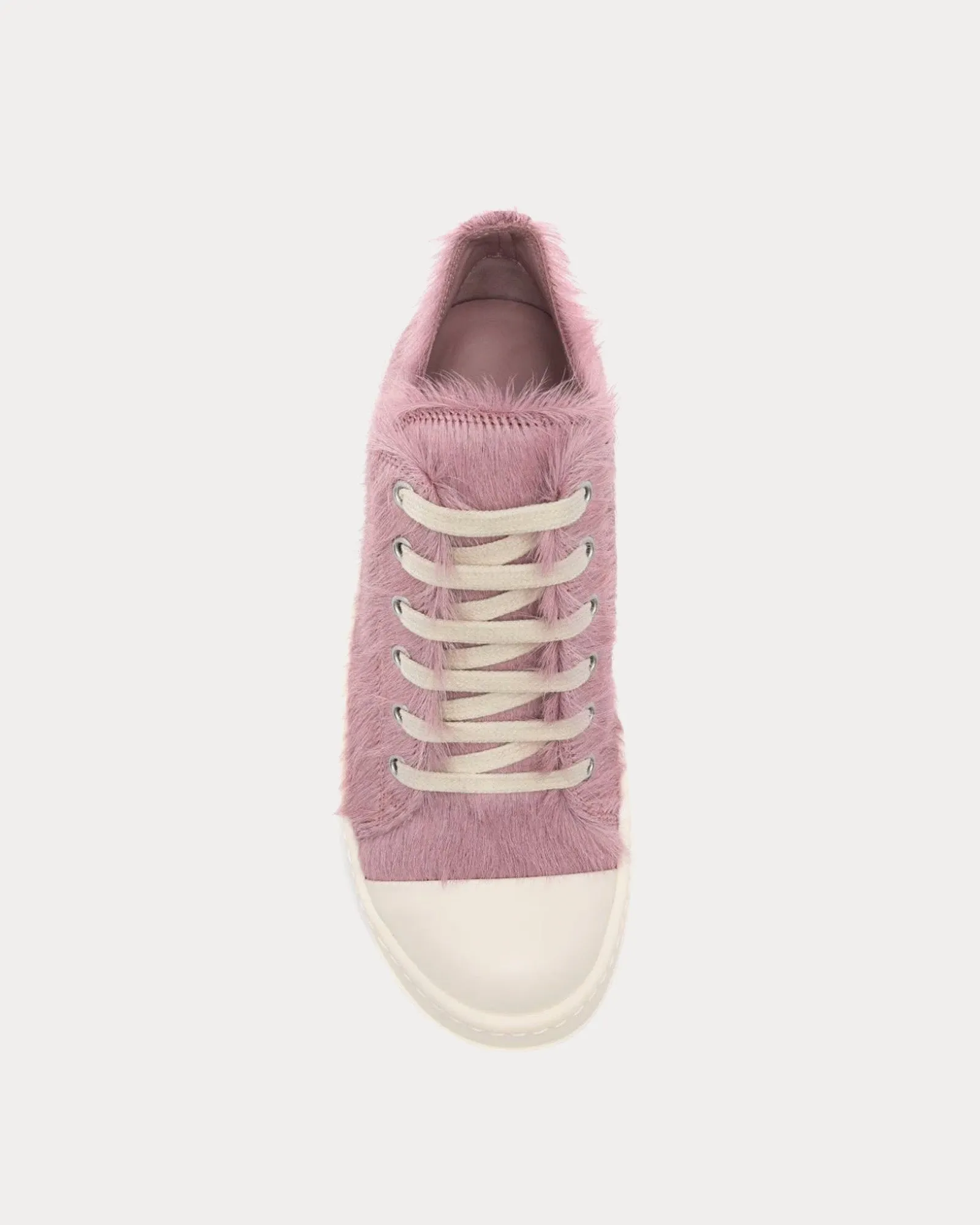 Low Hair On Leather Dusty Pink / Milk / Milk Low Top Sneakers
