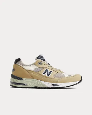 Made in UK 991v1 Elm / Brown Rice / Coconut Milk Low Top Sneakers