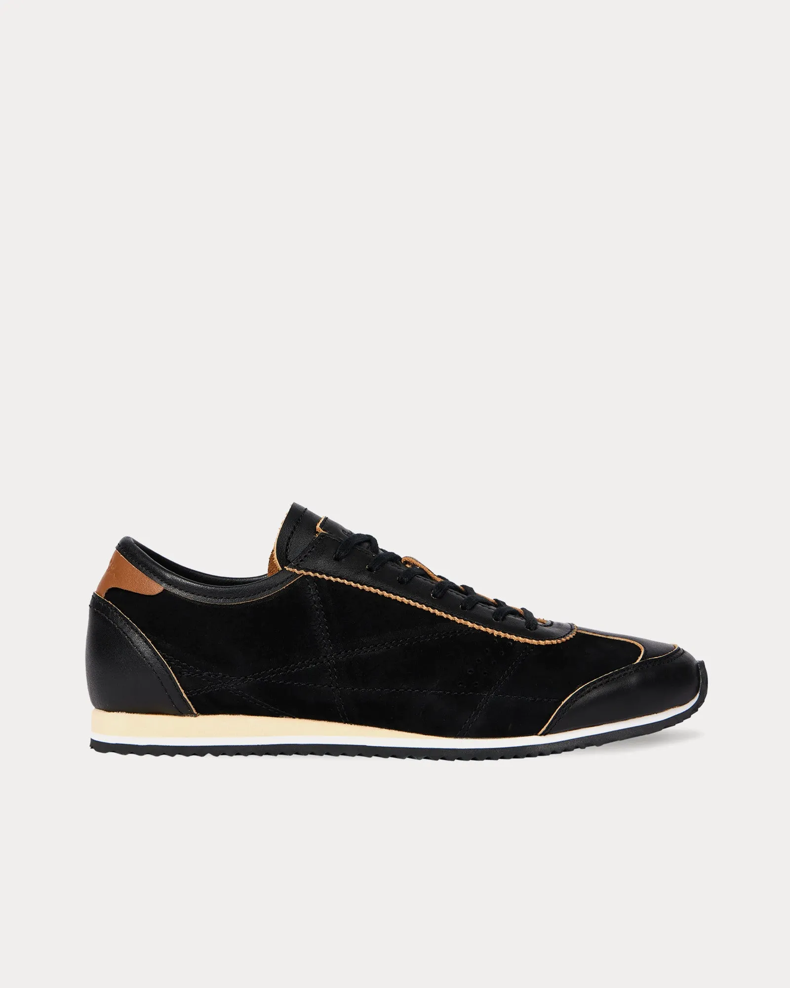 Maltese Nubuck Black Low Top Sneakers