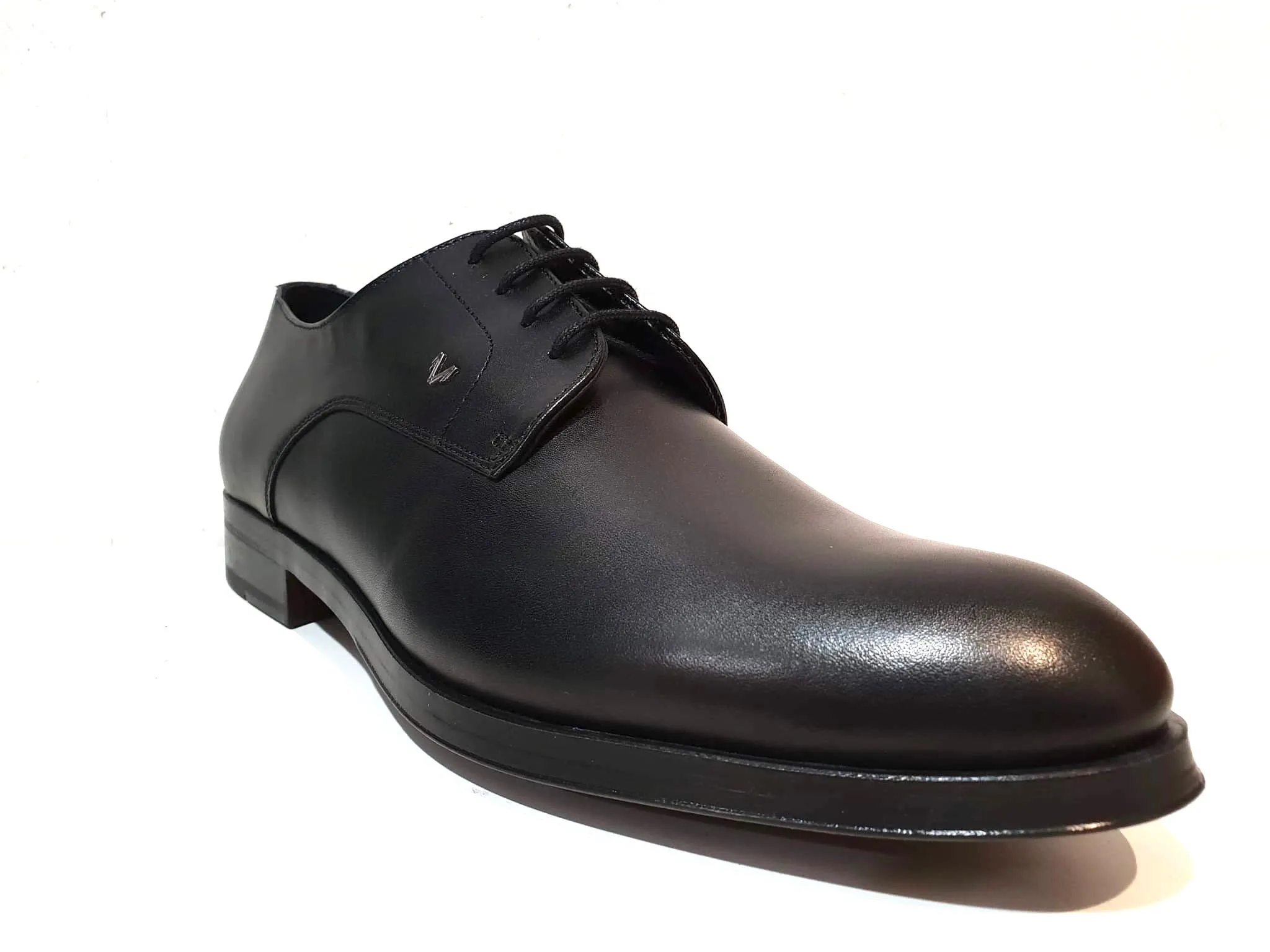 Martinelli 1492-2630PYM Black Empire Leather 4 Eyelet Shoe Made In Spain