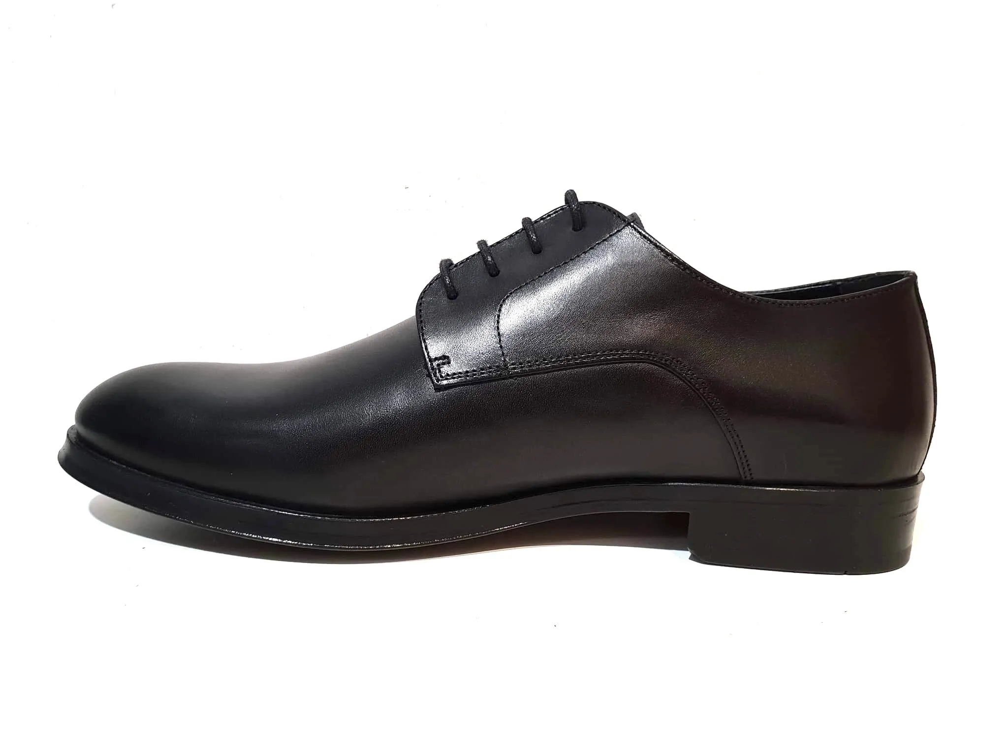 Martinelli 1492-2630PYM Black Empire Leather 4 Eyelet Shoe Made In Spain
