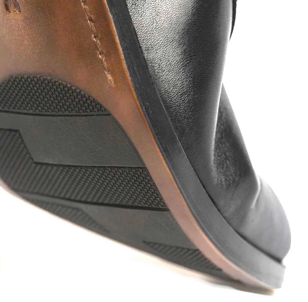 Martinelli 1492-2630PYM Black Empire Leather 4 Eyelet Shoe Made In Spain