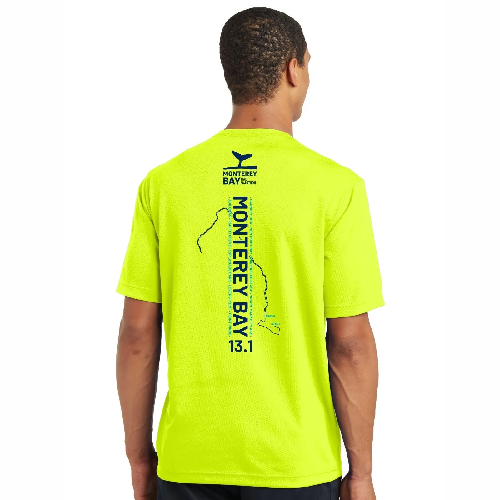 MBH Men's Tech Tee -Neon Yellow- Course