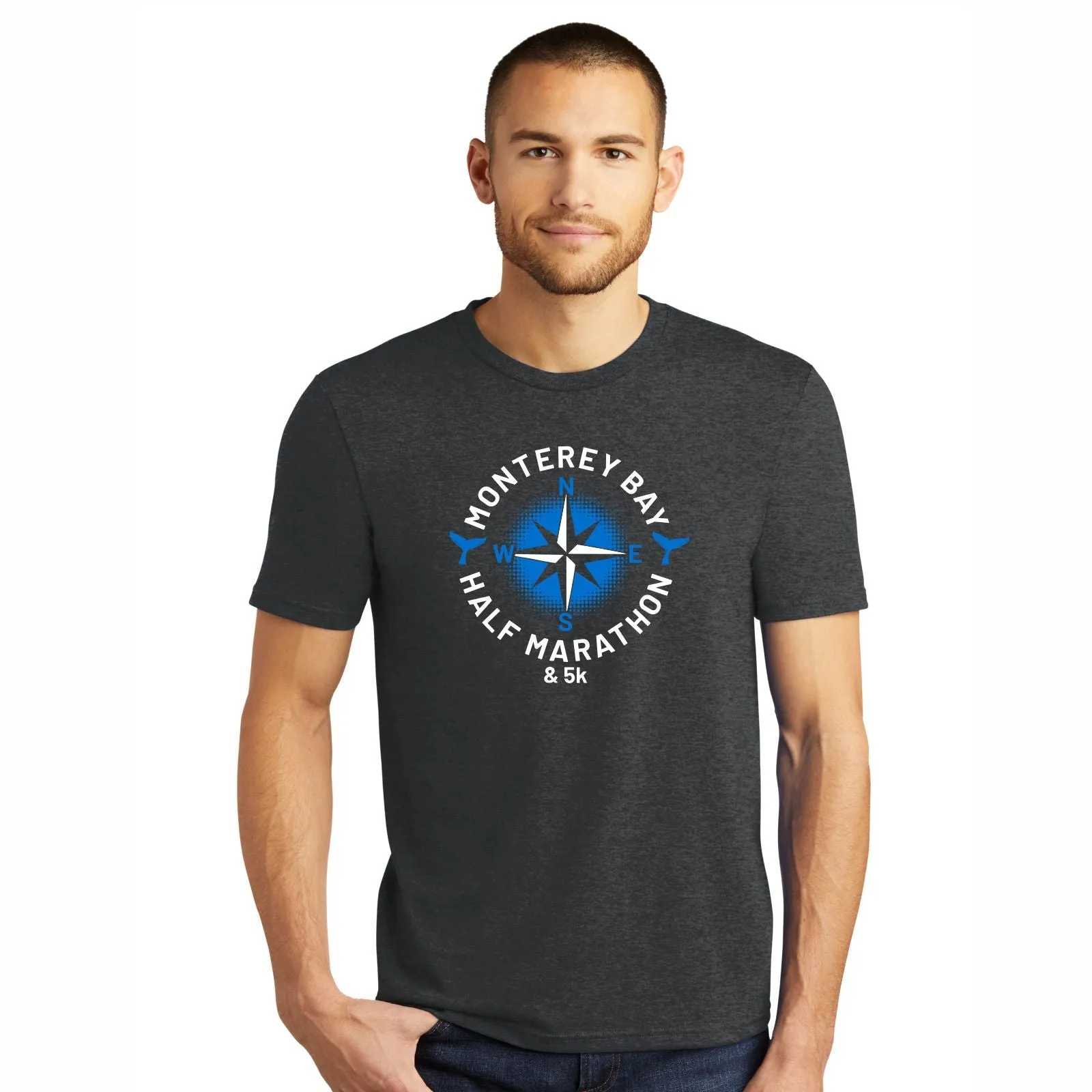 MBH Men's Triblend Tee -Black Frost- Course