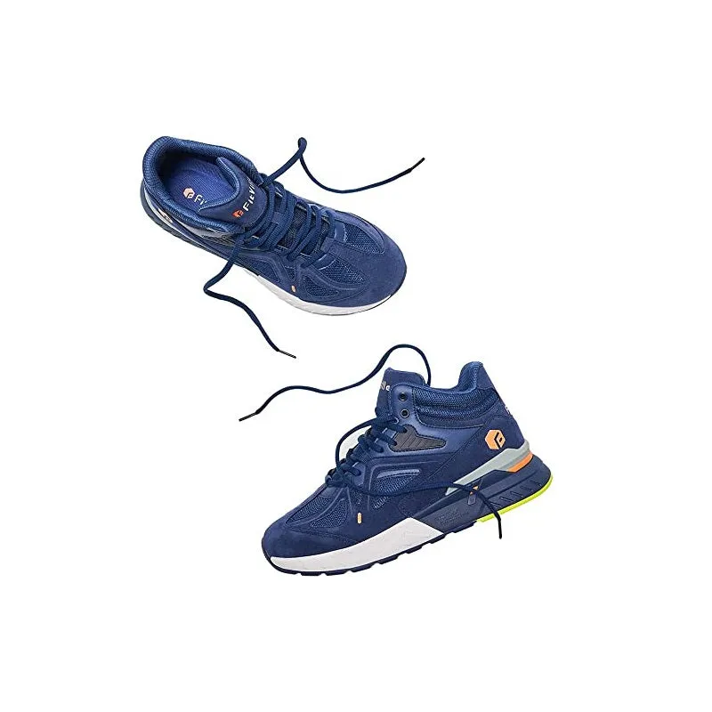 Men's Extra Wide Basketball Shoes with Wide Toe Box Comfortable High-top Sneakers for Flat Feet