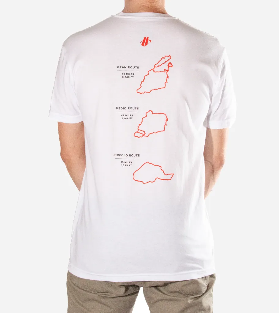 Men's Gran Fondo Hincapie Tshirt - Greenville Courses
