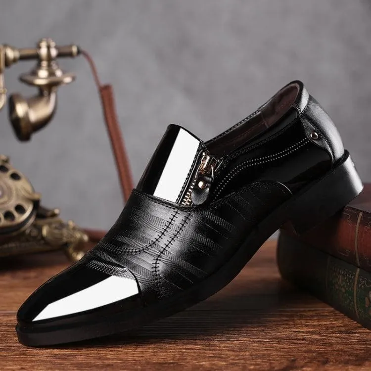 Men's Professional Slip-On Pointed Toe Dress Shoes