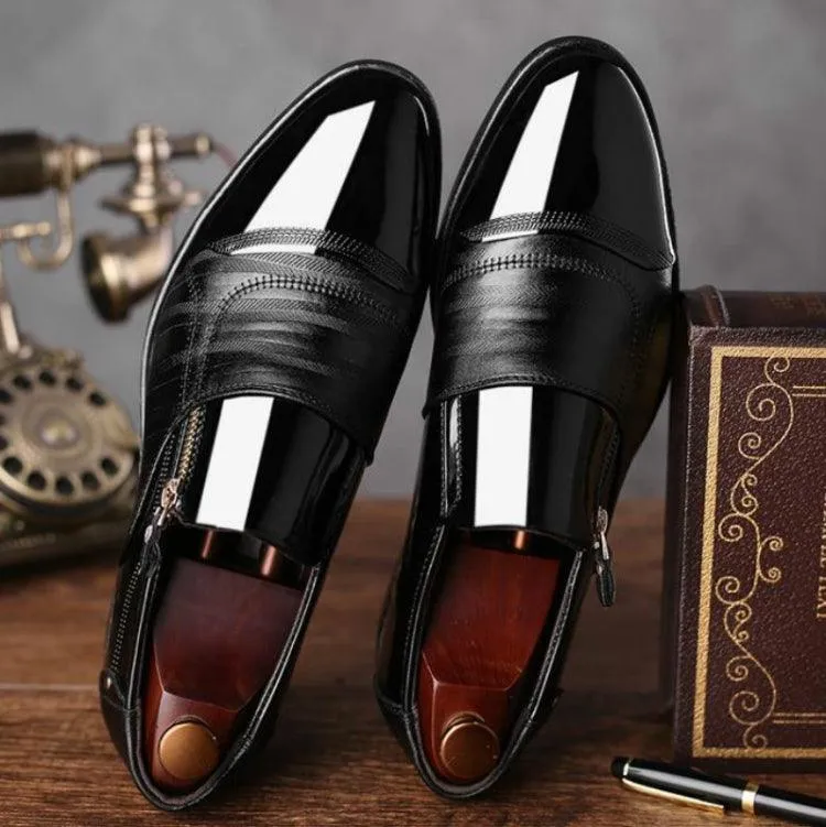 Men's Professional Slip-On Pointed Toe Dress Shoes