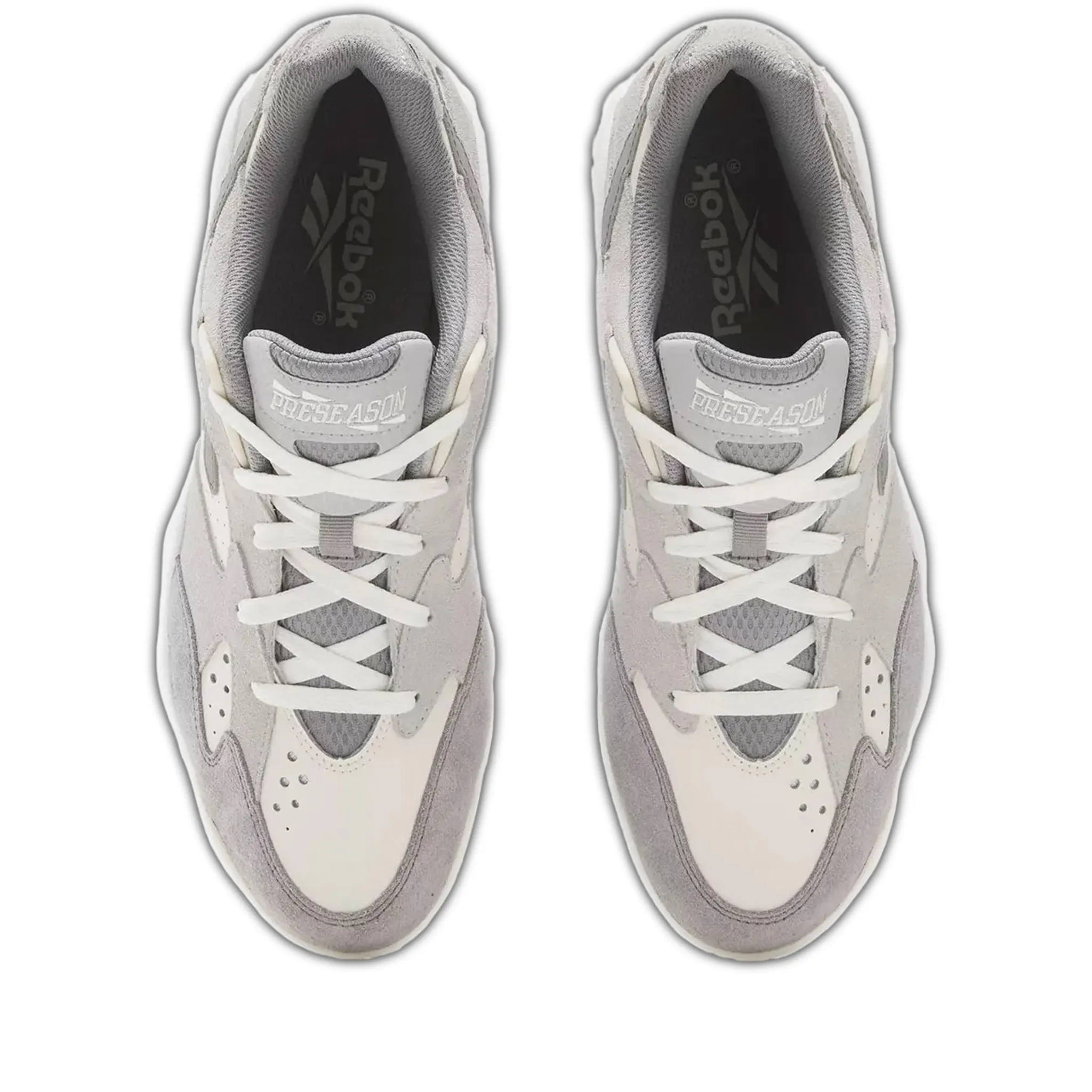 Men's Reebok Preseason 94 Low Dynamic Shoes - Pure Grey 3/Pure Grey 5/Chalk