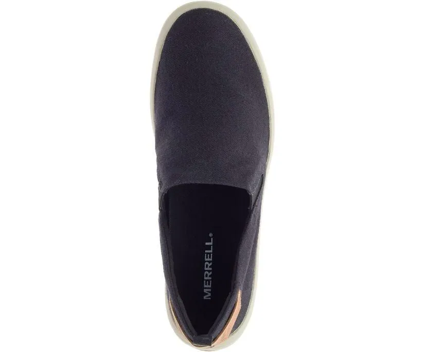 Merrell Men's Gridway Moc Canvas Shoes- Black