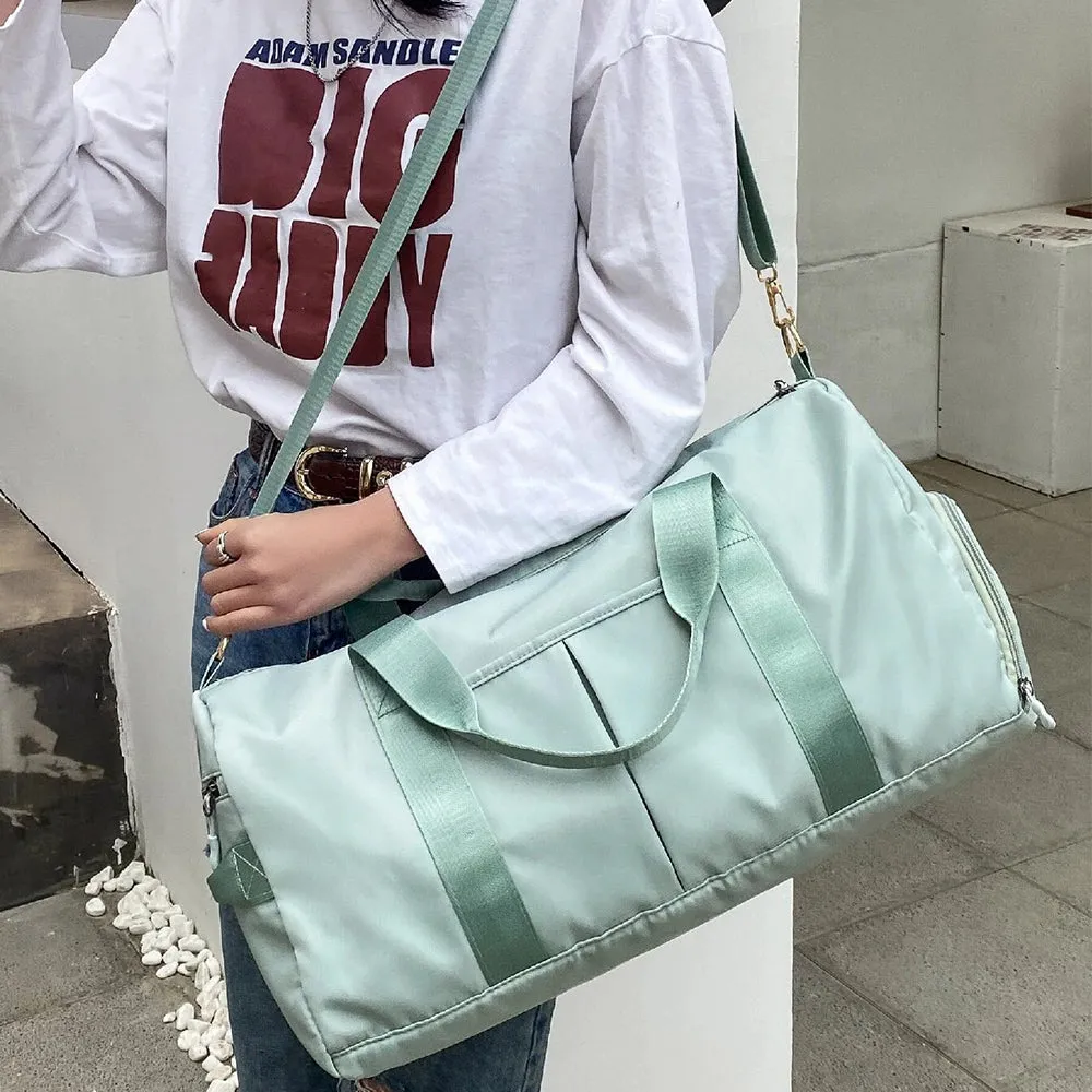 Minimalist Large Capacity Duffel Bag Travel Bag-Green