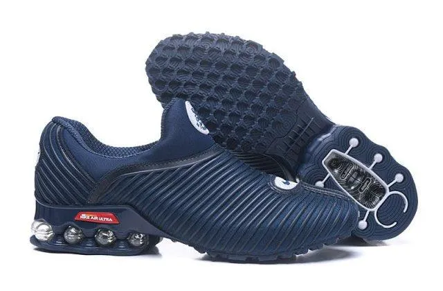 NAM Plus 2018.5 50 Cent Navy Blue White Shox  Mens Athletic Running Sneaker