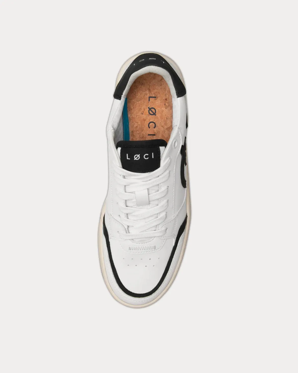 Neo White / Black / Cream Low Top Sneakers