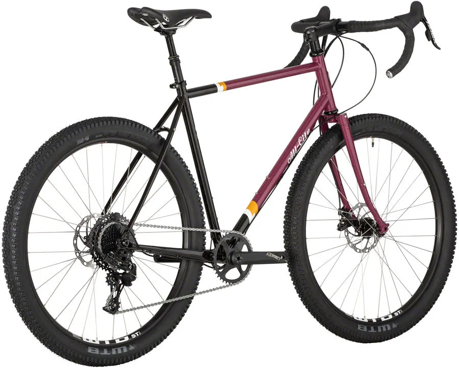 NEW All-City Gorilla Monsoon APEX All-Road/Gravel Bike, Charred Berry